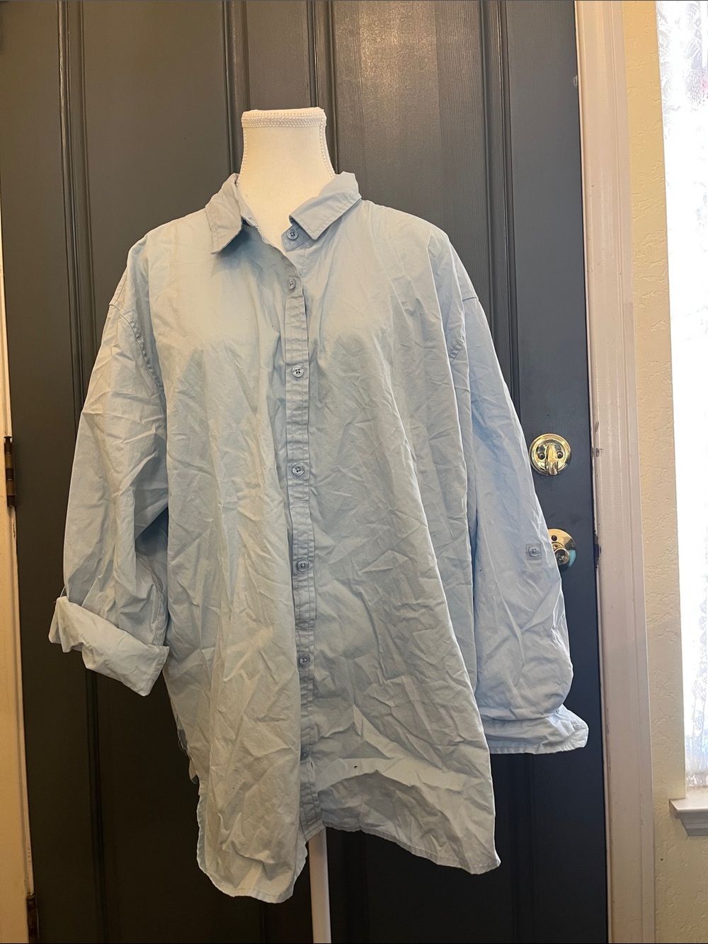 Light Blue Button up